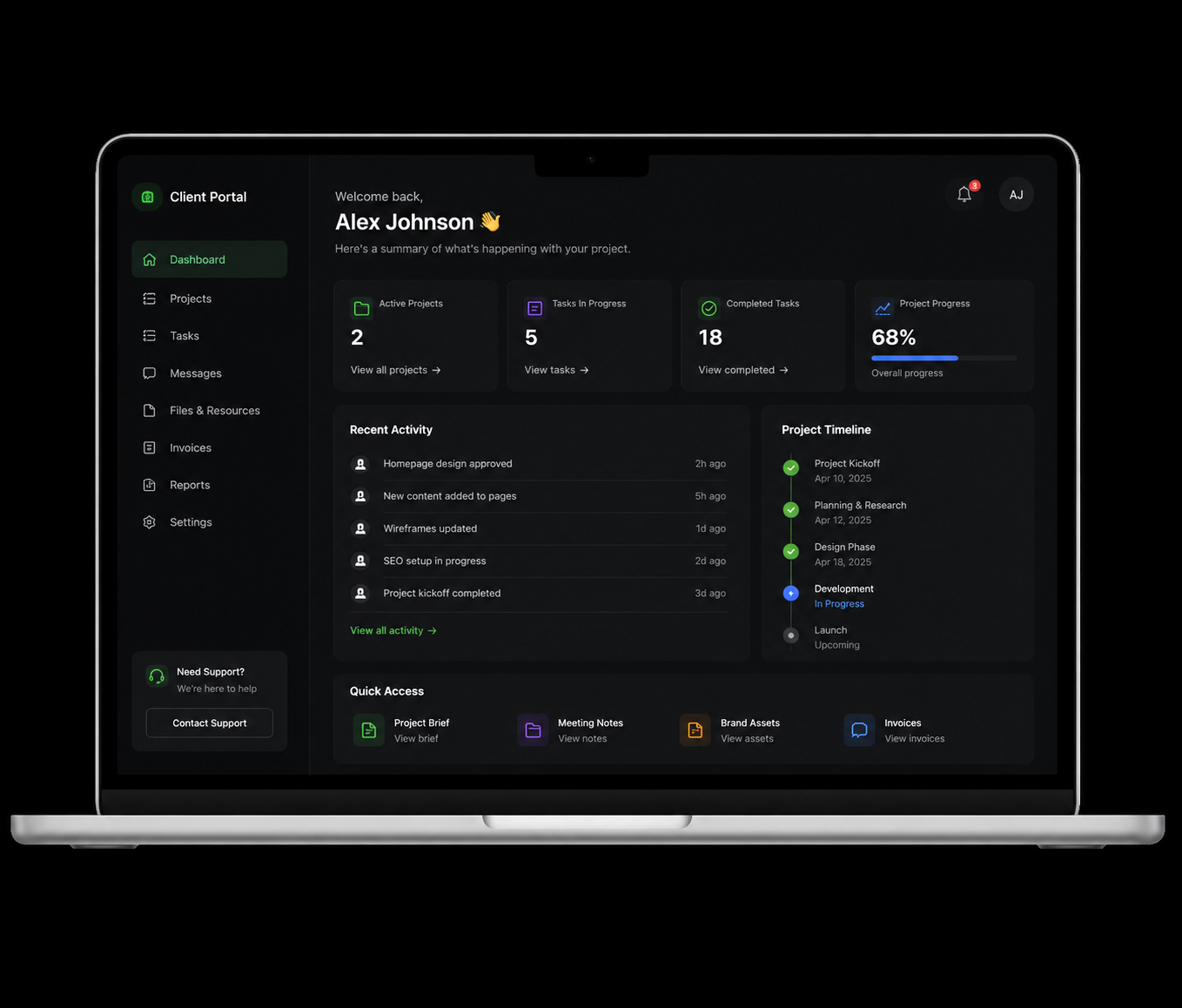 Client portal